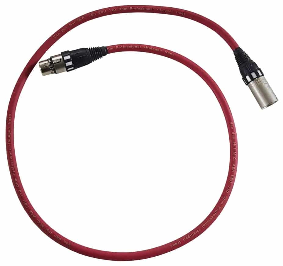 Van den Hul AES-EBU 110 Ohm 0,8 m. - AES EBU kabel