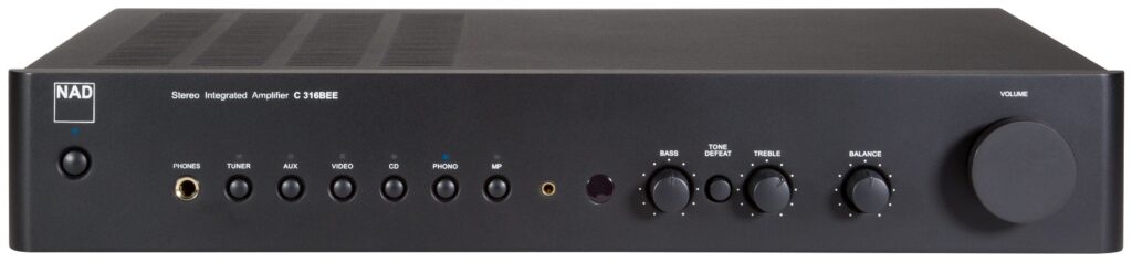NAD C 316BEE V2 graphite - Stereo versterker