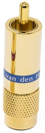 Van den Hul Cinch – 5.5 blauw - RCA plug