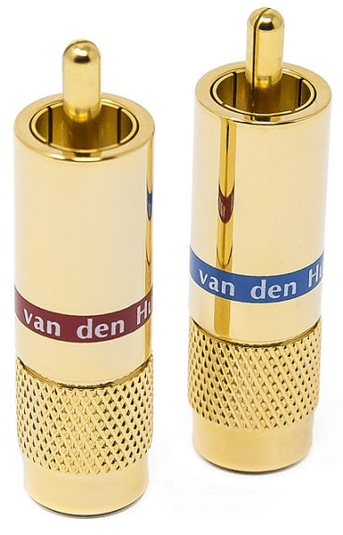 Van den Hul Cinch – 8.4 blauw - RCA plug