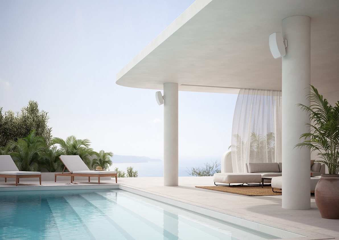 Dali Gardian OW 6 wit - lifestyle - Outdoor speaker