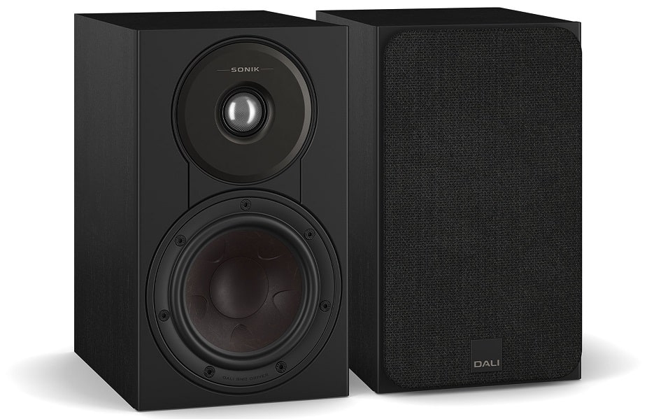 Dali Sonik 1 zwart - paar - Boekenplank speaker