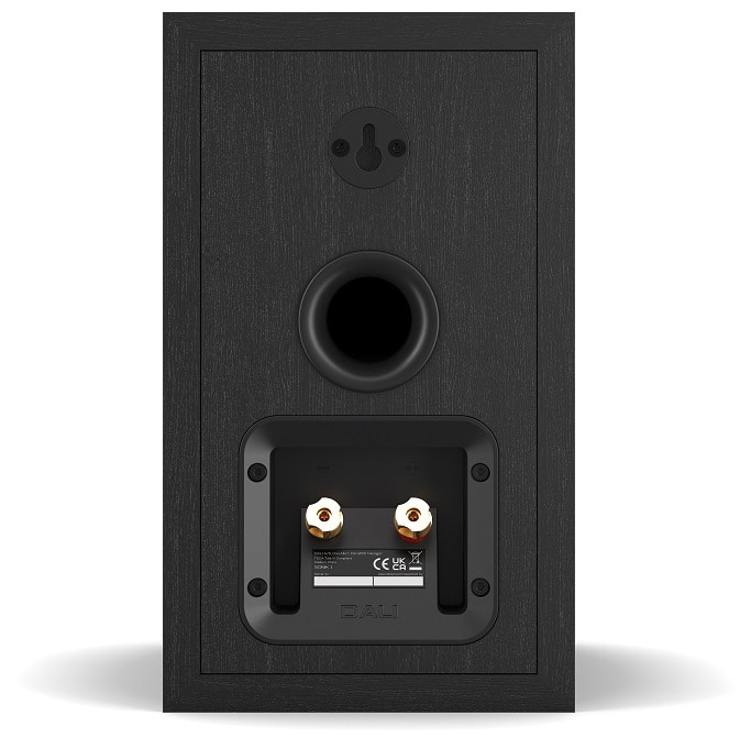 Dali Sonik 1 zwart - achterkant - Boekenplank speaker