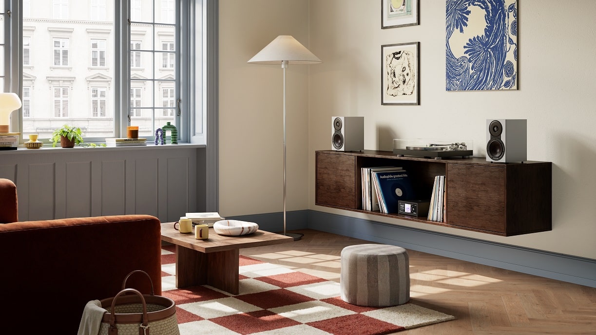 Dali Sonik 1 eiken - lifestyle - Boekenplank speaker