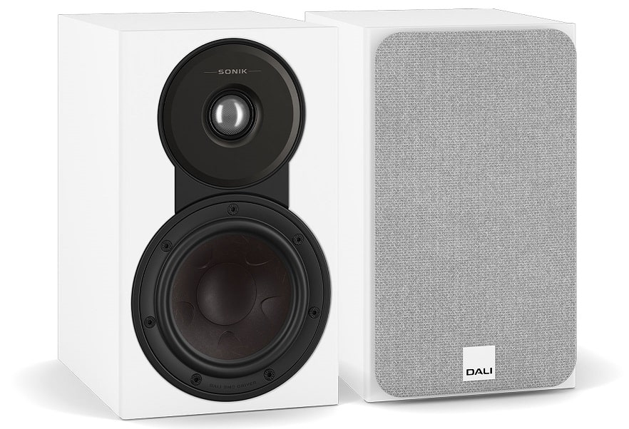 Dali Sonik 1 wit - paar - Boekenplank speaker