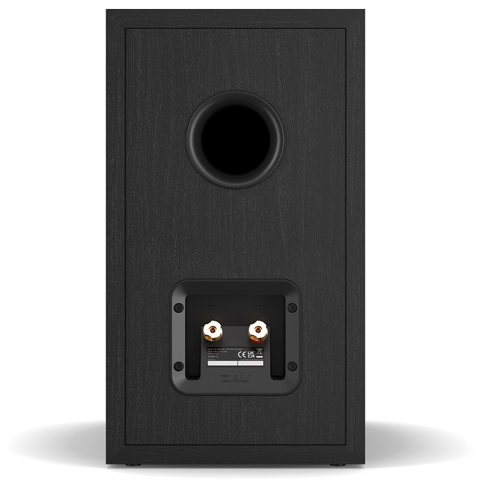 Dali Sonik 3 zwart - achterkant - Boekenplank speaker