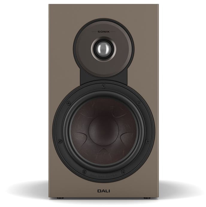 Dali Sonik 3 walnoot - frontaanzicht zonder grill - Boekenplank speaker