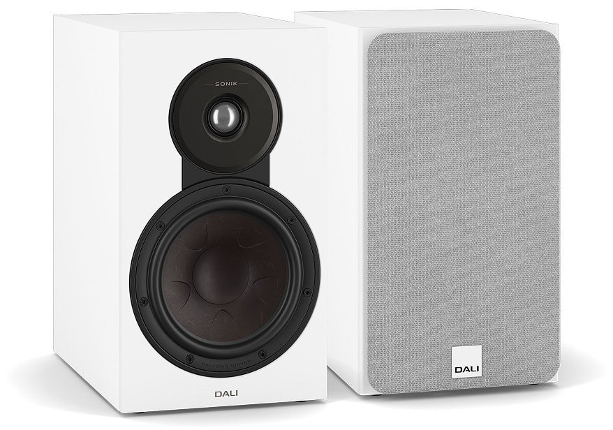 Dali Sonik 3 wit - paar - Boekenplank speaker