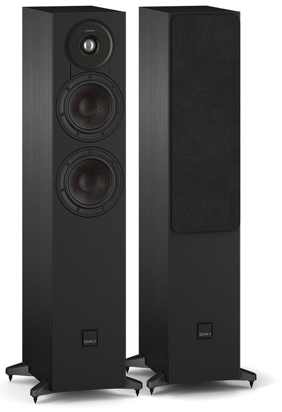 Dali Sonik 5 zwart - paar - Zuilspeaker