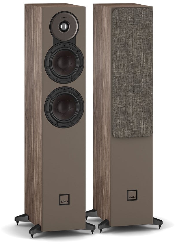 Dali Sonik 5 walnoot - paar - Zuilspeaker