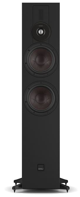 Dali Sonik 7 zwart - frontaanzicht zonder grill - Zuilspeaker