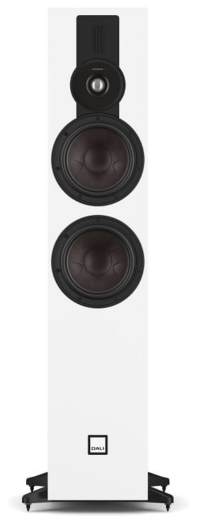 Dali Sonik 7 wit - frontaanzicht zonder grill - Zuilspeaker