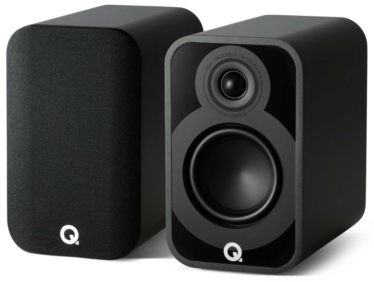 Q Acoustics 5010 zwart - paar - Boekenplank speaker