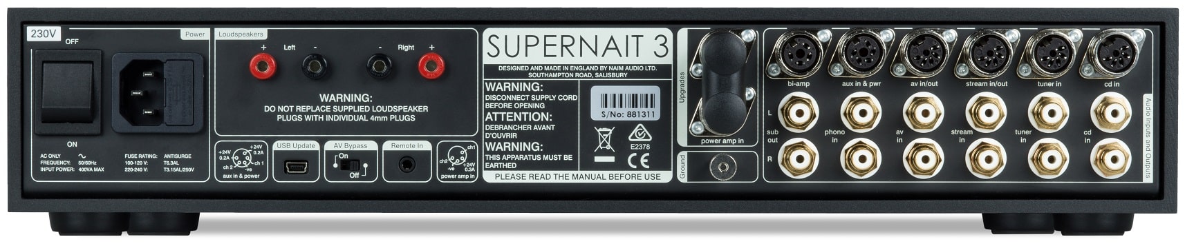 Naim Supernait 3 - Stereo versterker
