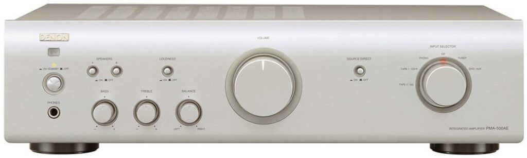 Denon PMA-500AE premium zilver - Stereo versterker