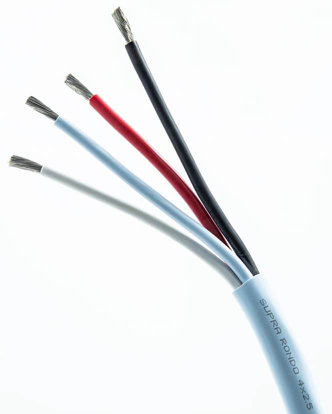 Supra Rondo 4×2,5mm2 ice blue - Luidsprekerkabel