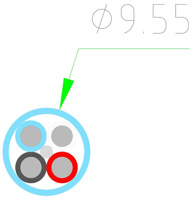 Supra Rondo 4×2,5mm2 ice blue - Luidsprekerkabel