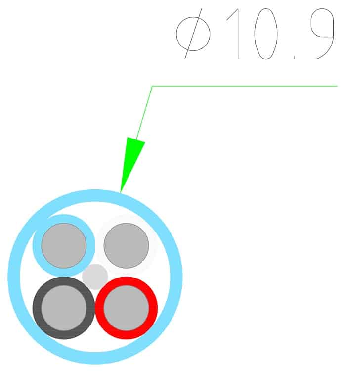 Supra Rondo 4×4,0mm2 ice blue - Luidsprekerkabel