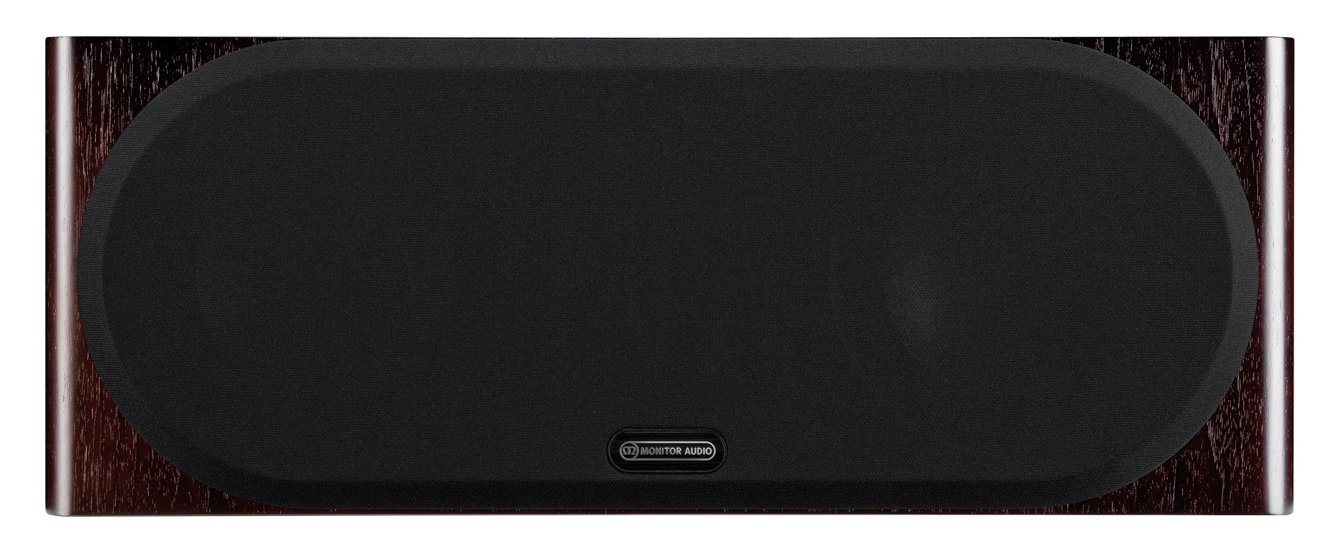 Monitor Audio Gold C250 5G walnoot (inruil) - frontaanzicht met grill - Center speaker