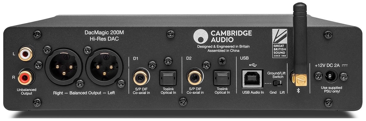 Cambridge Audio DacMagic 200M grijs (inruil) - achterkant - DAC