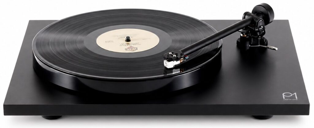 Rega Planar 1 zwart mat - Platenspeler