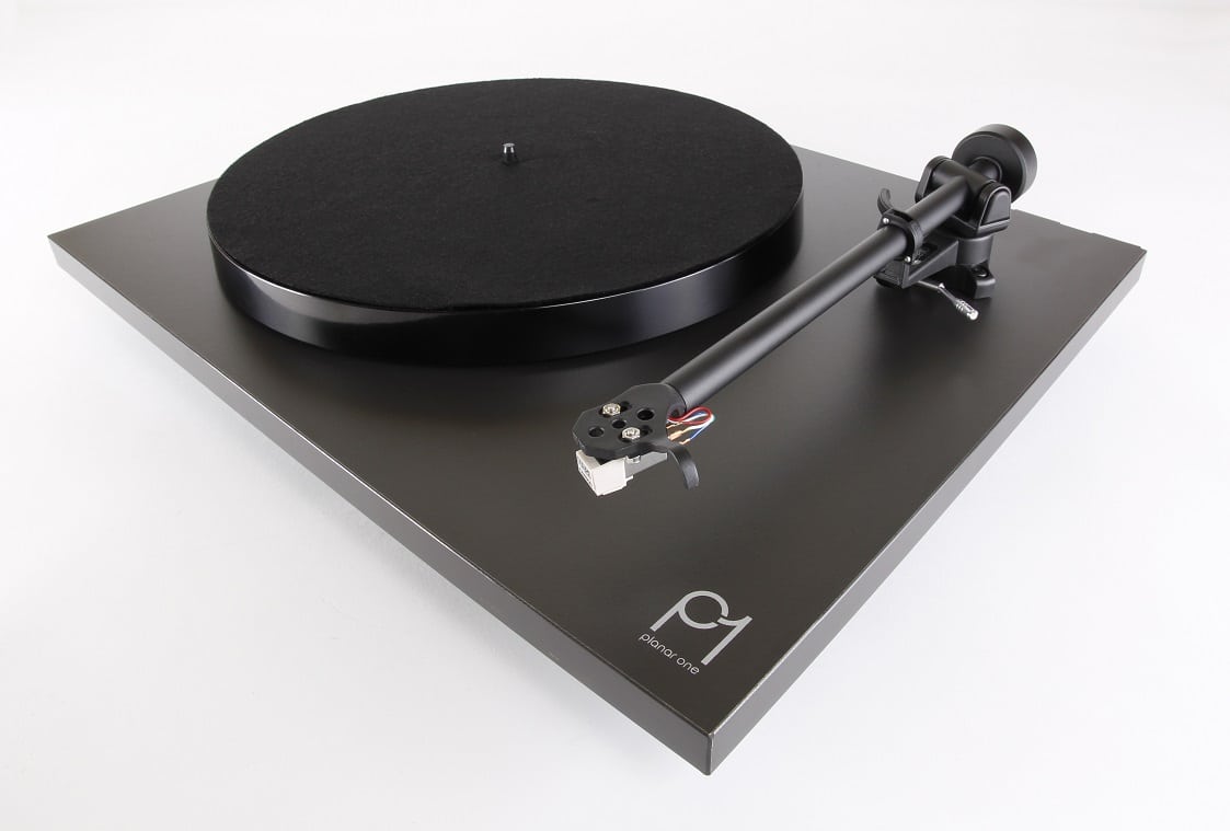 Rega Planar 1 zwart mat - Platenspeler