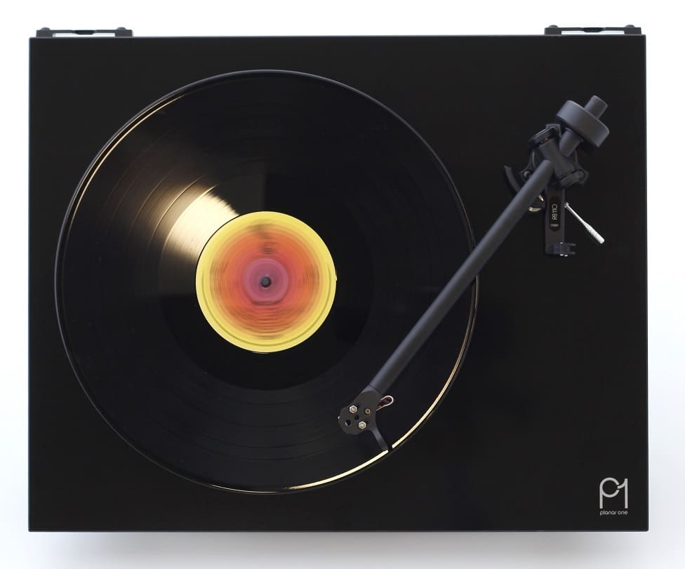Rega Planar 1 zwart mat - Platenspeler