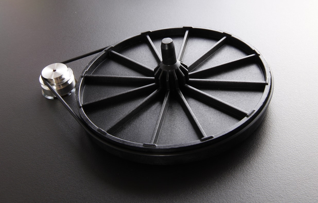 Rega Planar 1 Plus zwart mat - Platenspeler