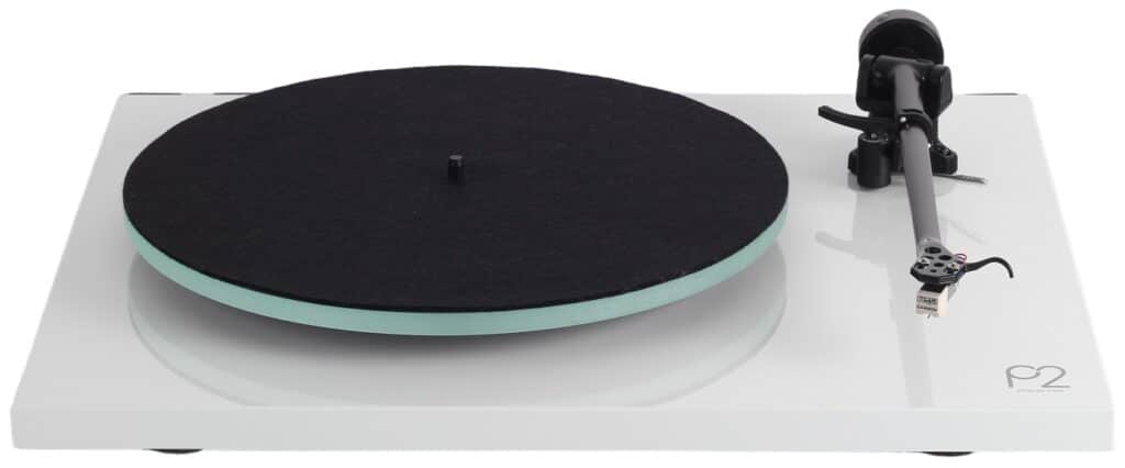 Rega Planar 2 Carbon wit hooglans - Platenspeler