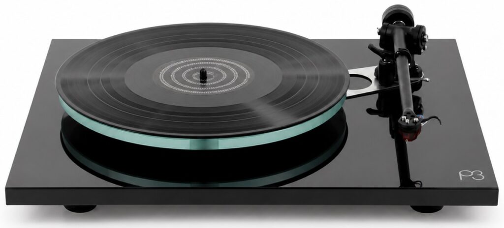 Rega Planar 3 Nd3 zwart hoogglans