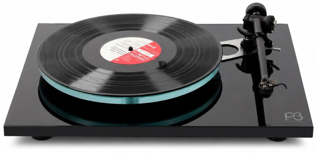 Rega Planar 3 Nd5 zwart hoogglans