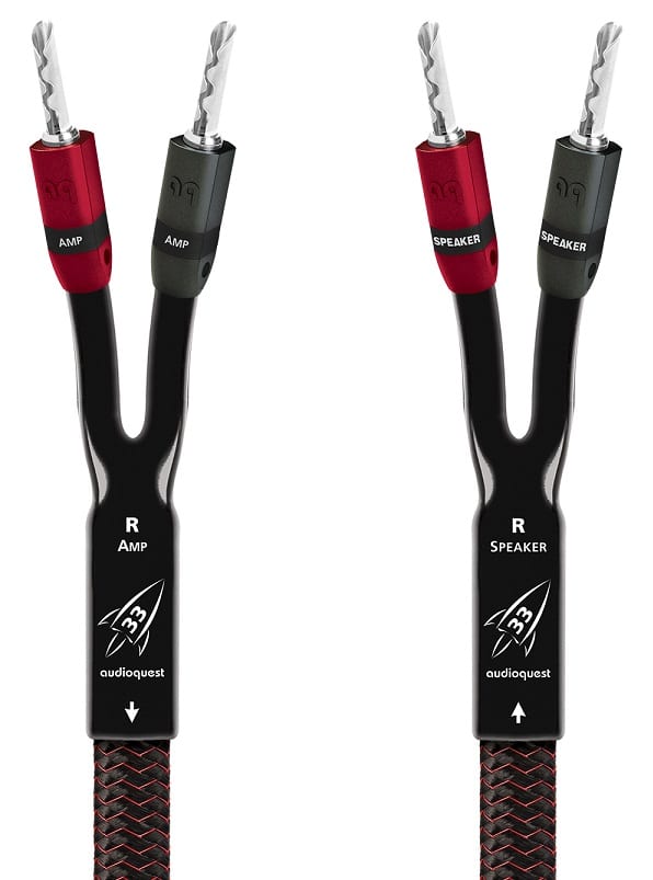 AudioQuest Rocket 33 FR | Banaan | 2,0 m. - Luidsprekerkabel