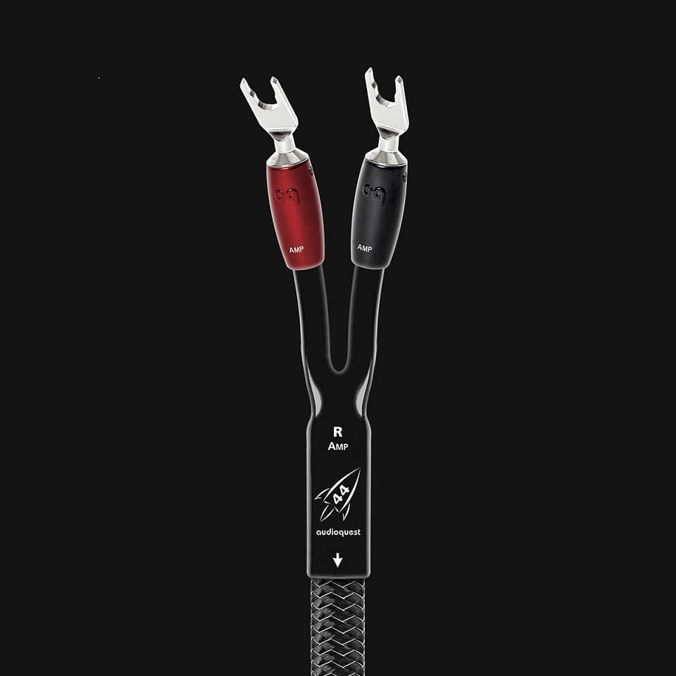 AudioQuest Rocket 44 BW | Spade | 2,0 m. - Luidsprekerkabel