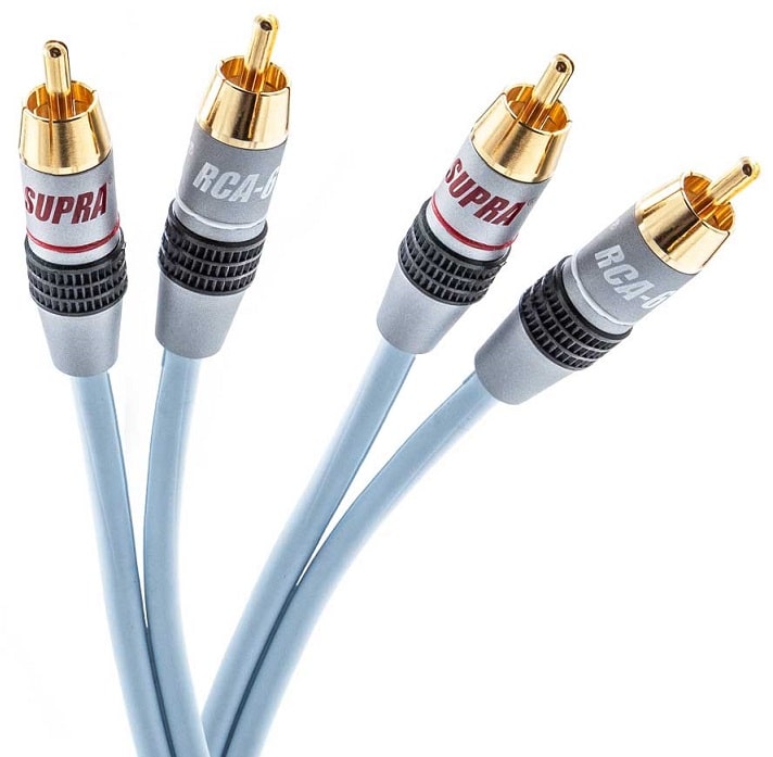 Supra Dual-RCA 1,0 m. - RCA kabel