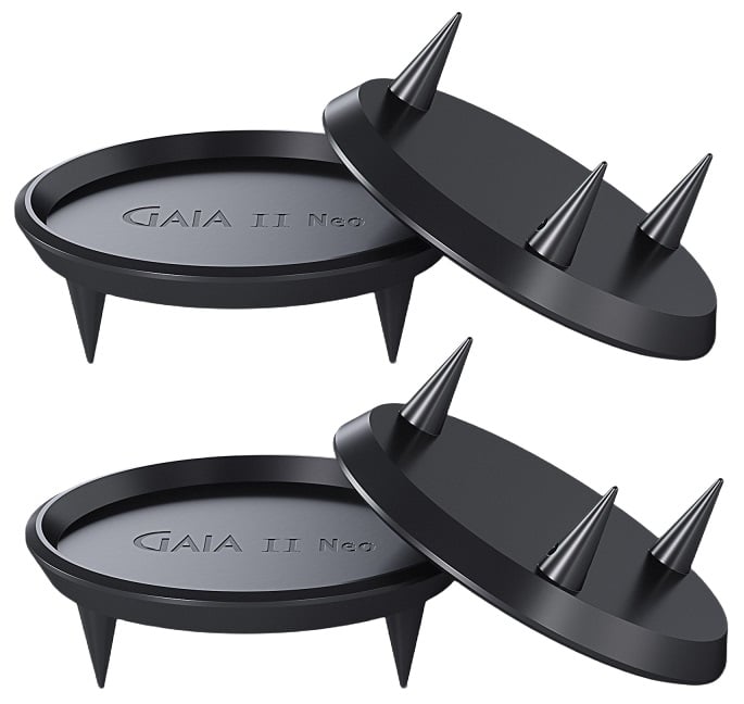 IsoAcoustics Gaia II Neo Carpet Disks - Speaker spike
