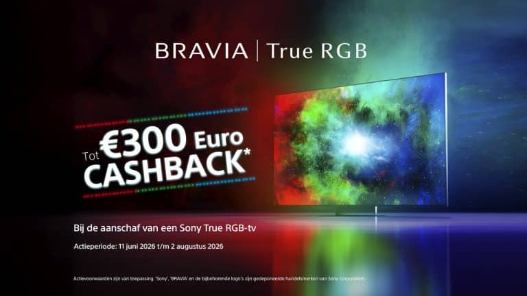 Sony Cashback actie