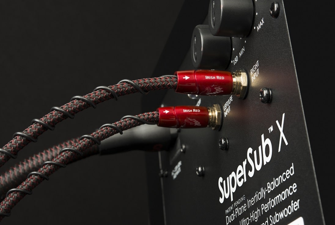 AudioQuest Sub Irish Red 8,0 m. - Subwooferkabel