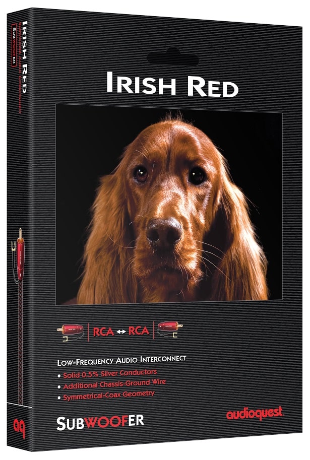 AudioQuest Sub Irish Red 8,0 m. - Subwooferkabel